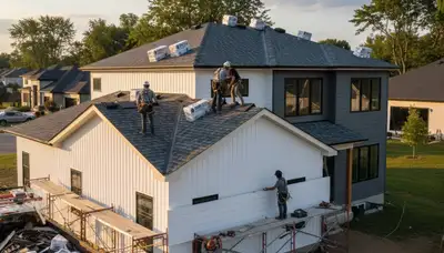 Professional roof installation service in Cleveland, OH by Next Level Exteriors