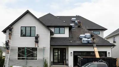 Vinyl siding and roof replacement project in Cleveland, OH by Next Level Exteriors