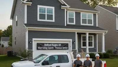 Professional vinyl siding installation on Cleveland, OH home exterior by local siding contractors