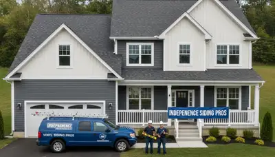 Professional vinyl siding installation on a Cleveland OH home exterior by local contractors