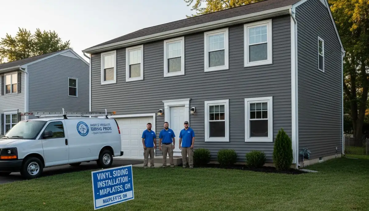 Professional vinyl siding installation on home exterior in Cleveland, OH